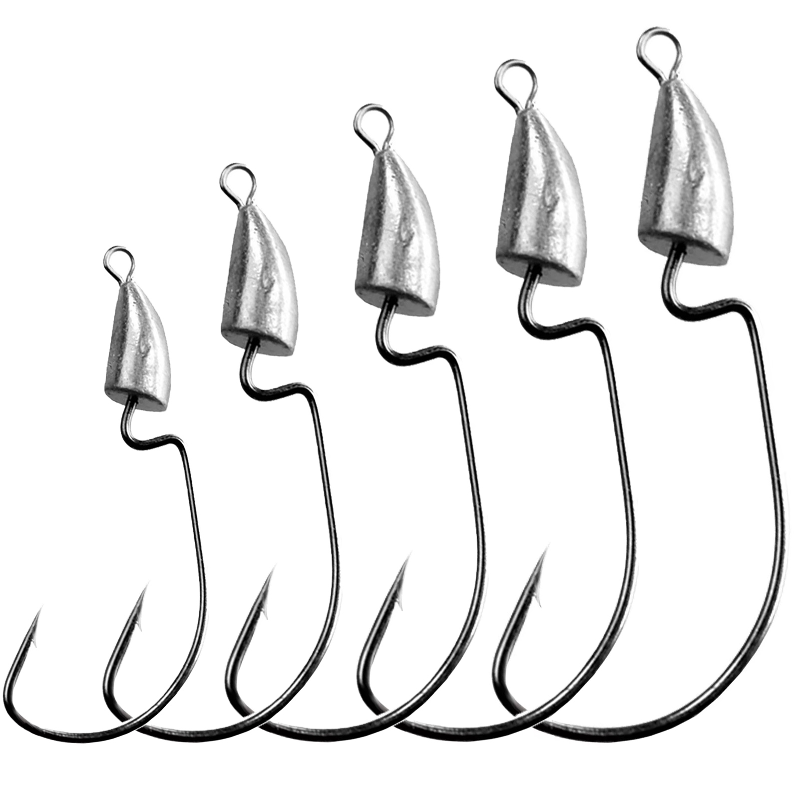 Fishing Hook Weedless - THKFISH 10 قطعة كرنك تهزهز رئيس