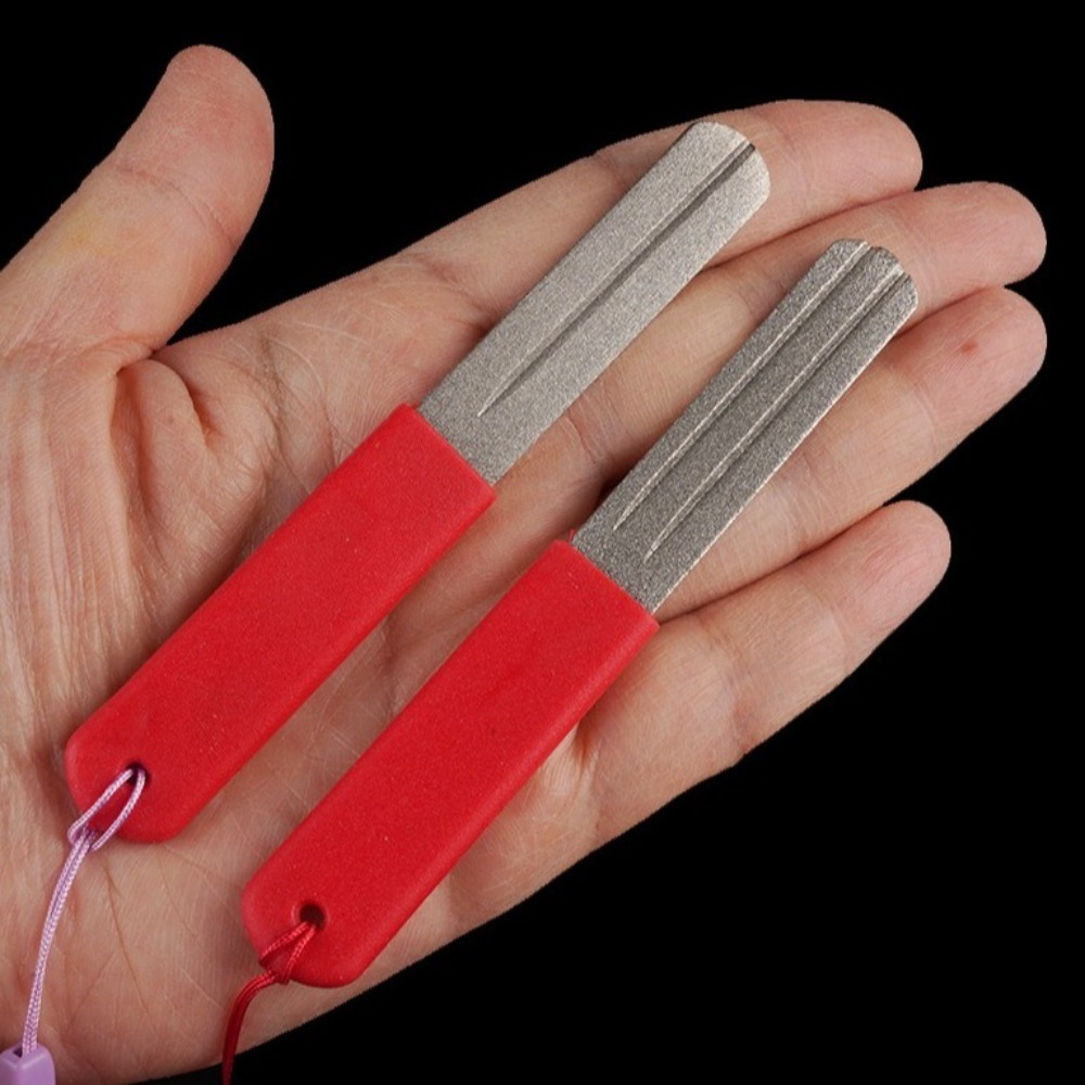 Fishing Hook Sharpener - قطعتان من مبراة خطاف الصيد ذات