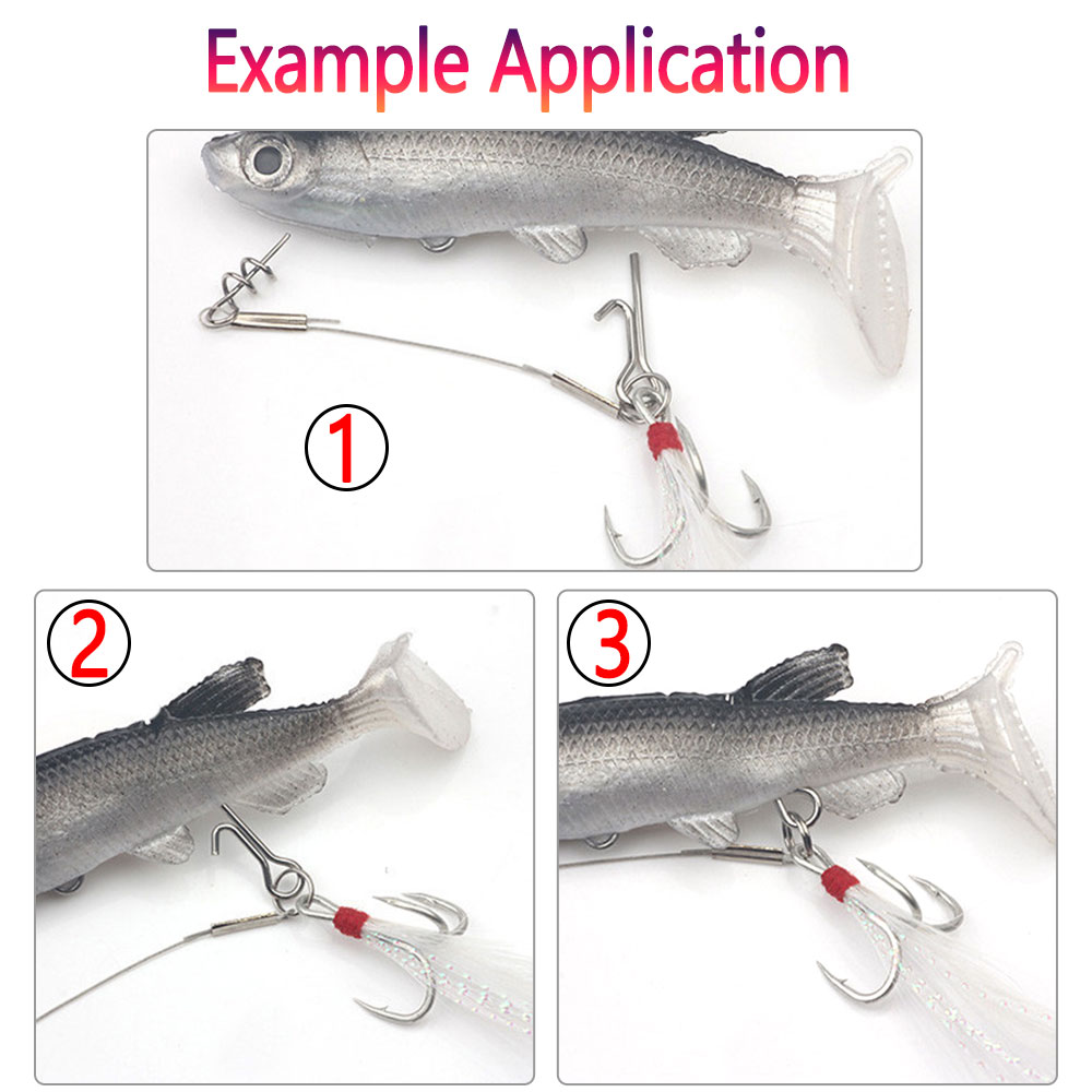50/100 قطعة من خطافات ومسامير  - مراجعة Fishing Hook Stainless Steel وسعره