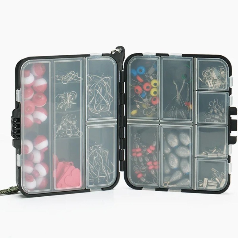 مجموعة أدوات صيد السمك تشمل عو - مراجعة Fishing Hook Box وسعره