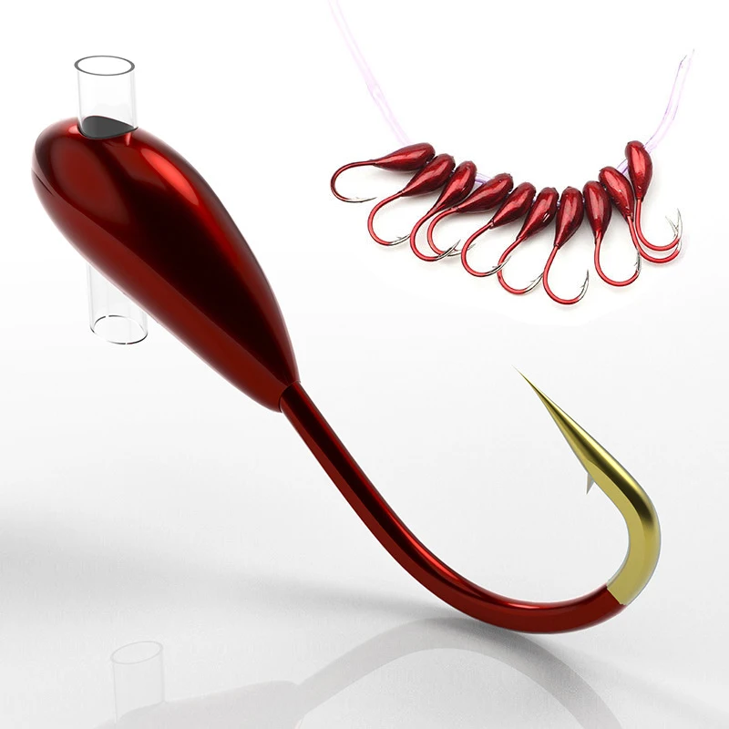 10/20 قطعة الشتاء الجليد الصيد - مراجعة Fishing Hook Assortment وسعره