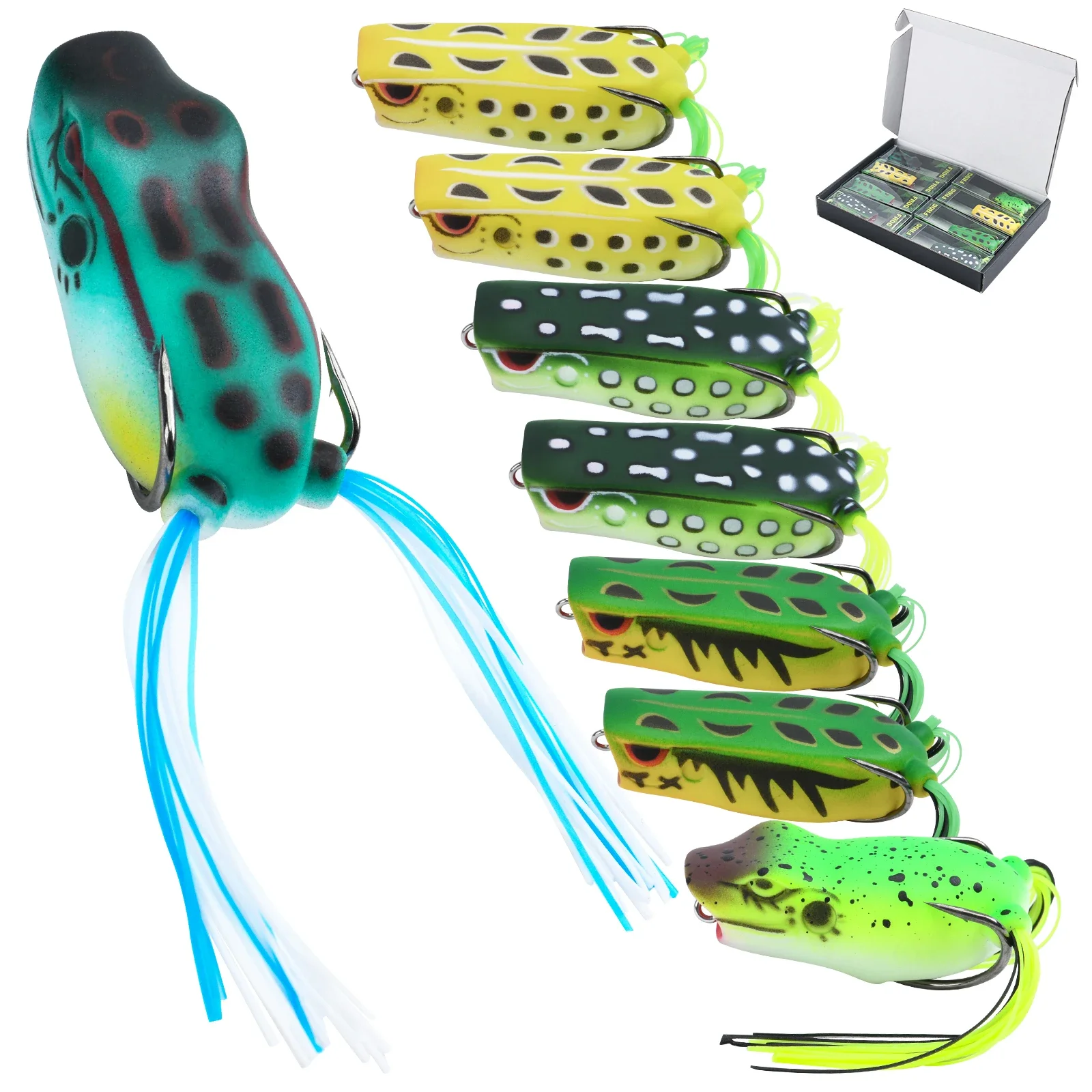 طعم صيد الضفادع من جوتور، مصنو - مراجعة Fishing Hook Weedless وسعره