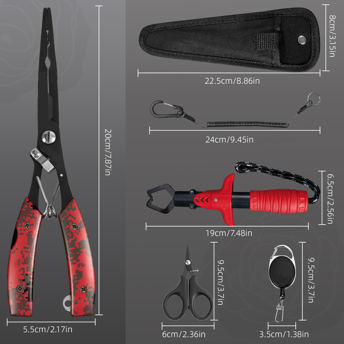 كماشة صيد وظيفية مصنوعة من الف - مراجعة Fishing Hook Sharpener وسعره