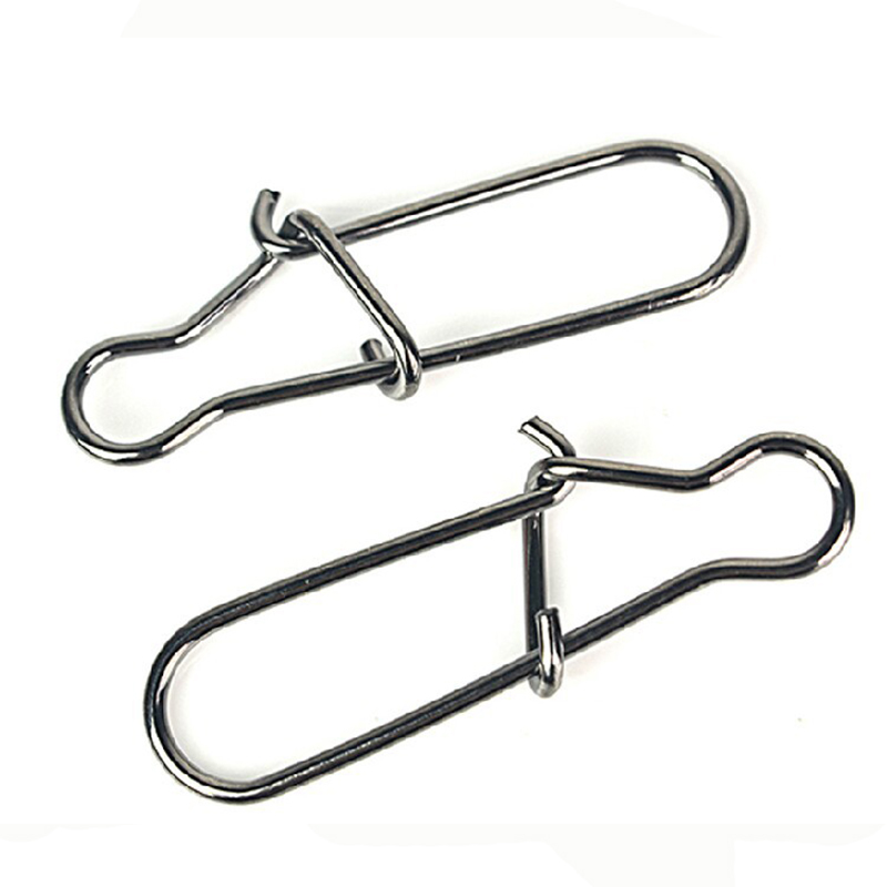 100 قطعة من مشابك الصيد المصنو - مراجعة Fishing Hook Stainless Steel وسعره