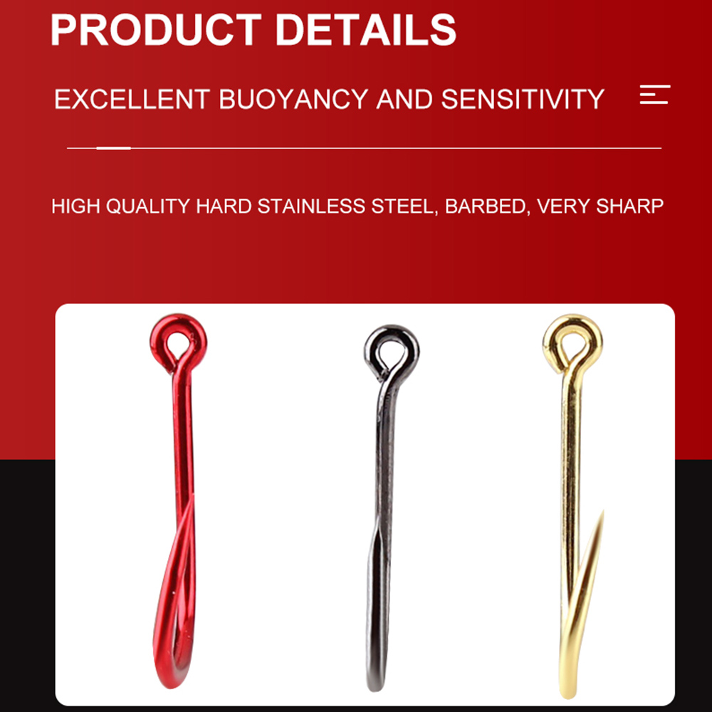 FTK 50-100 قطعة خطاف صيد ذهبي  - مراجعة Fishing Hook Circle وسعره