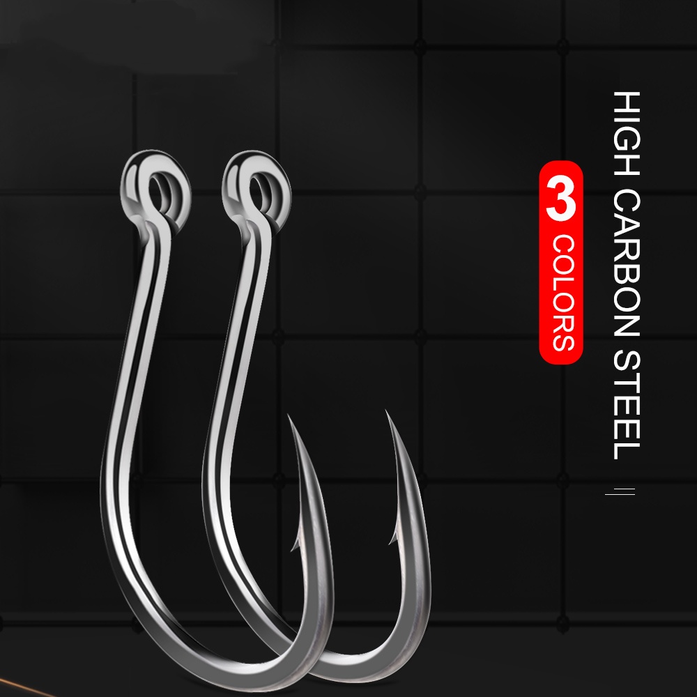 FTK 50-100 قطعة خطاف صيد ذهبي  - مراجعة Fishing Hook Circle وسعره