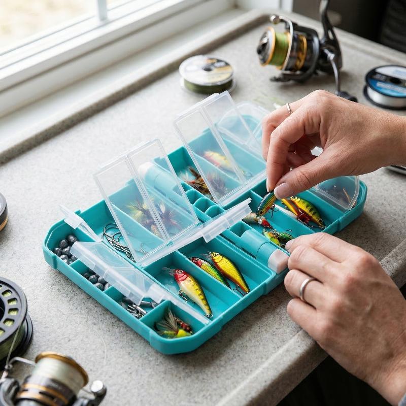 صندوق تخزين متعدد الاستخدامات  - مراجعة Fishing Hook Sharpener وسعره